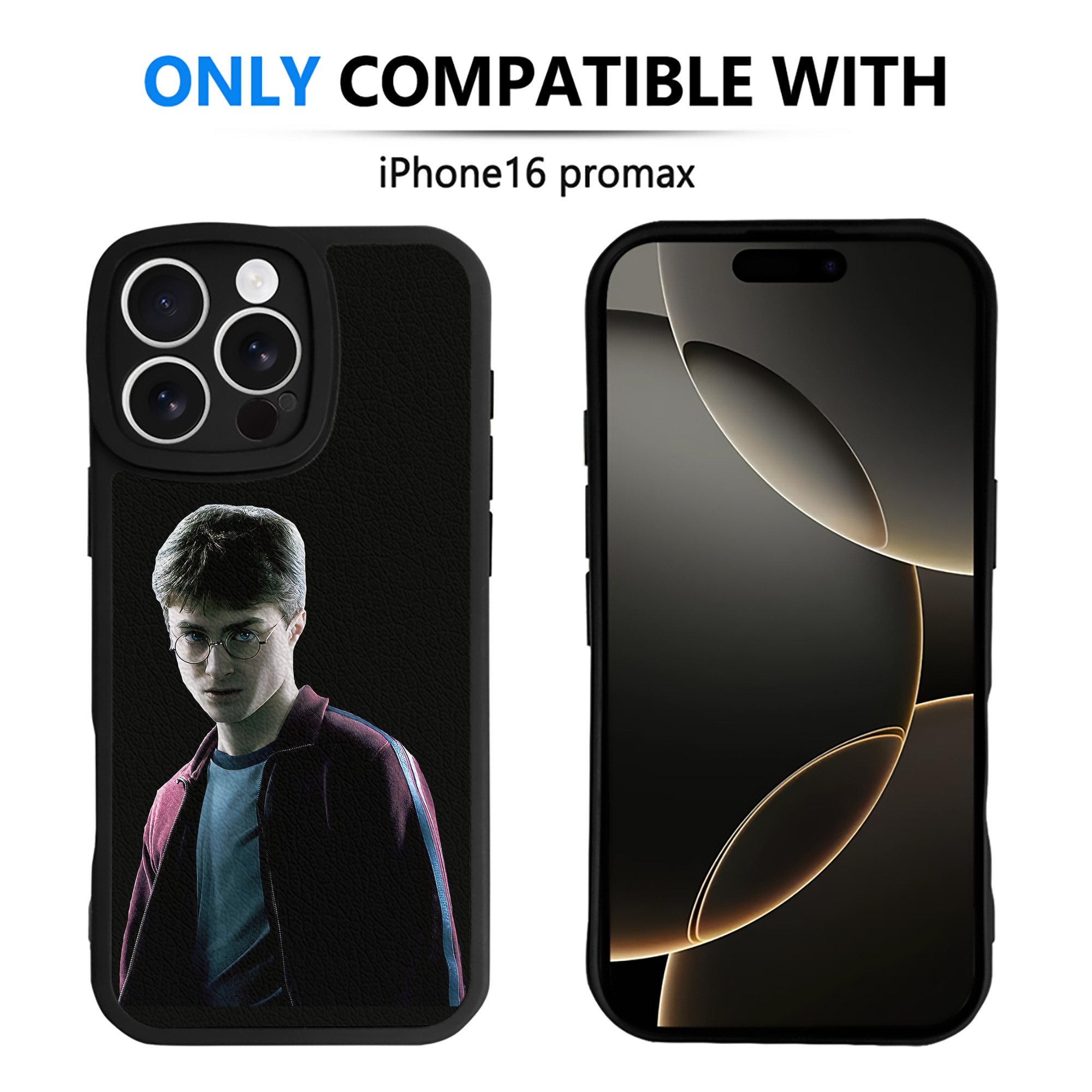 （画像用） Harry Potter ハリー・ポッターシリーズ 【iPhone 16シリーズ対応】シリコンスマホケース（レザー調） 材質：シリコン